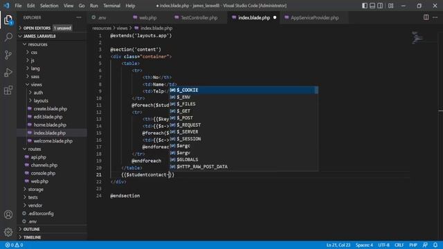 Laravel | How to Create Pagination смотреть онлайн