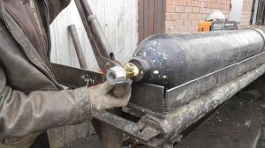 Замена крана (вентиля) на углекислотном кислородном балоне