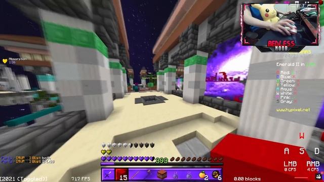 Bedwars but if I die, I switch to a different bridge method смотреть онлайн
