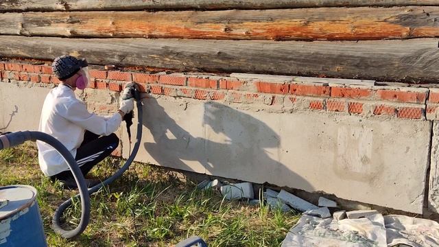 Ломаю фундамент, чтобы сделать его ровным смотреть онлайн