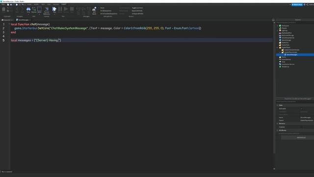 How To Make Server Messages In Roblox Studio! [2022] смотреть онлайн