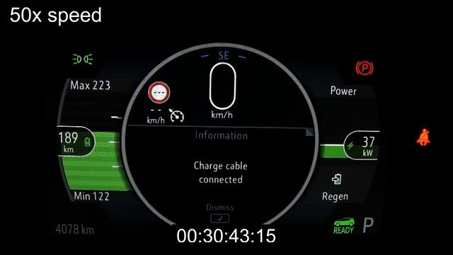 Charging Ampera-e from 17-100 % at 175 kW charger смотреть онлайн