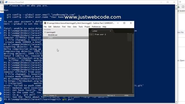 How to upload your projects to Bitbucket or GitHub using Git смотреть онлайн