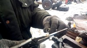 Ремонт форсунок трактора Т40 в полевых условиях