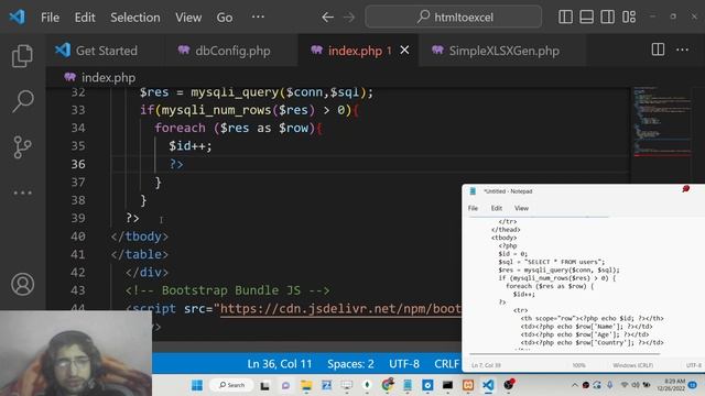 PHP 7 SimpleXLSXGen Script to Export HTML Table Data to Excel File and Download it in Browser смотреть онлайн