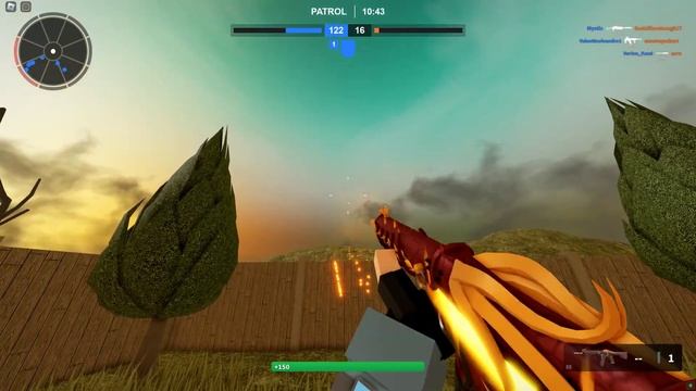 Draconic XK-416 Legendary Skin [Roblox Bad Business] смотреть онлайн