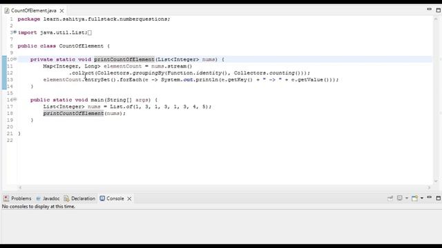 Frequency of Elements using Java Stream API смотреть онлайн