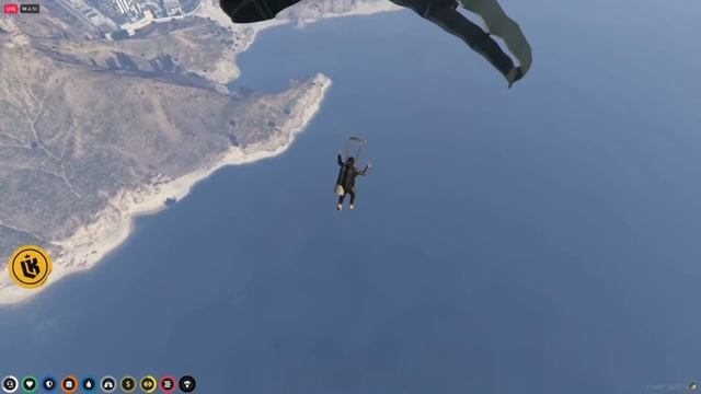 Mr. K escapes Vault Robbery with a New parachute plan | GTA RP Nopixel смотреть онлайн