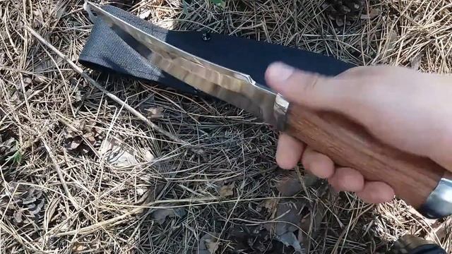 Нож нескладной 2190 WGP Hanter Демонстрация смотреть онлайн