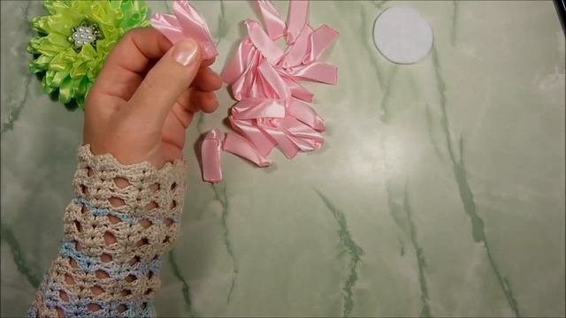 Цветы из лент, канзаши, МК смотреть онлайн