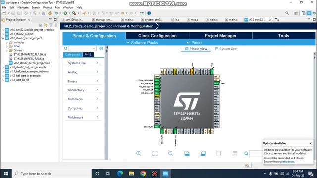 How to create stm32 project in stm32cubeide with example code смотреть онлайн
