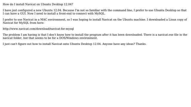 DevOps & SysAdmins: Install Navicat for MySQL on Linux Ubuntu 12.04 смотреть онлайн