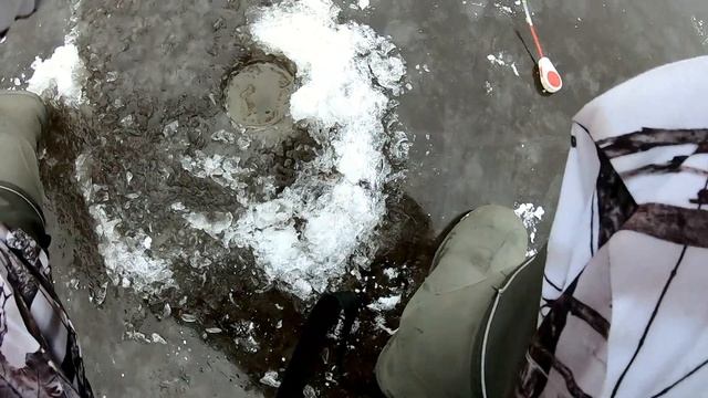 Первый лед 2019 - 2020. Рыбалка на реке Ветлуга. смотреть онлайн