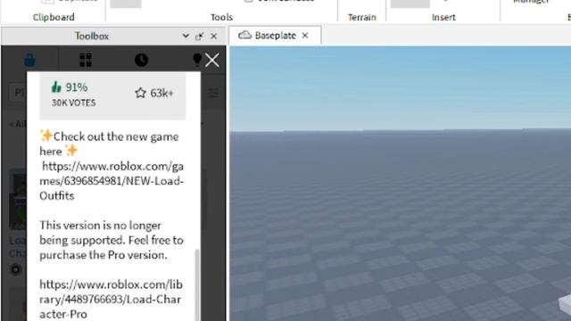 *Tutorial* How to Load your Character or add your friends avatar in Roblox Studio for FREE *UPDATED смотреть онлайн