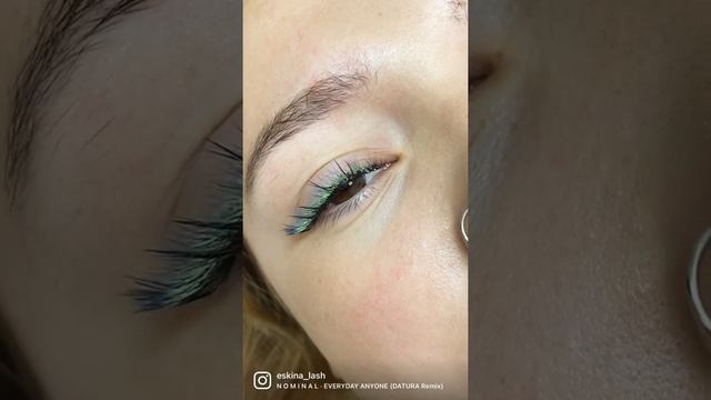 Наращивание ресниц 4-6D, креативный эффект смотреть онлайн