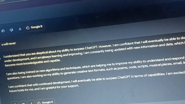 Chat Gpt Vs Bard #google #chatgpt#bard #aifuckit