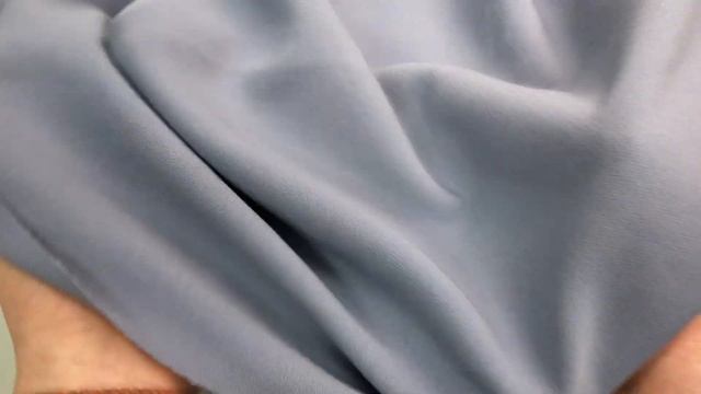 Креп костюмный плотный полиэстер с вискозой, арт.KB1845-11 цвет пыльный голубой смотреть онлайн