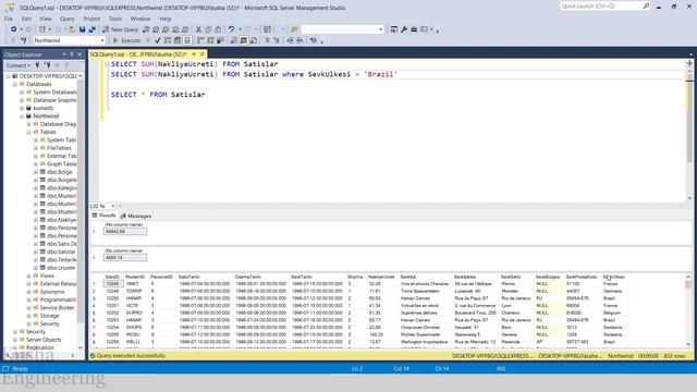 SUM ve AVG SORGUSU // SQL Dersleri - 12 смотреть онлайн