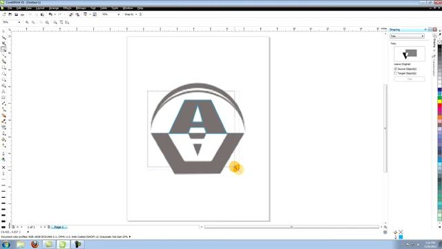 CorelDRAW Tutorial 2: Creating a Simple Logo Using the CorelDRAW Bezier Tool смотреть онлайн
