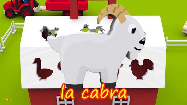 Los animales de granja y sus sonidos. Caricaturas educativas para niños en español. Learn Spanish смотреть онлайн