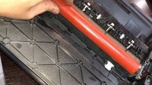 Brother 1512 Плохо запекается тонер / Грязь / Замена прижимного вала (1110/1210/1212/1510/1512/1610