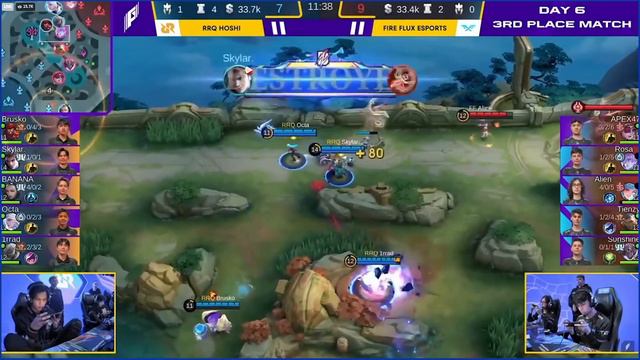 RRQ vs FF - THIRD PLACE MATCH - GAME 1 - GAME OF FUTURE 2024 - (Myanmar Casting By Wai Wai & DY) смотреть онлайн