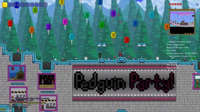 Terraria Festive minigames! People on slimes that are bouncing on slimes who are in LAVA!? смотреть онлайн