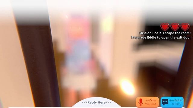 Persuade Eddie to open the exit door - Yandere AI Girlfriend Simulator смотреть онлайн