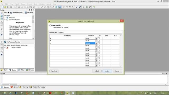 AND Gate Logic Design in Verilog using Xilinx ISE Simulator смотреть онлайн