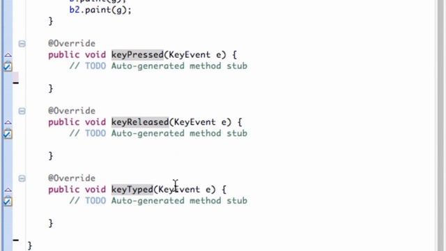 Learn Java 2.9- Game Applet- Getting Keyboard events смотреть онлайн