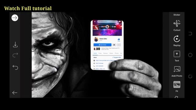 Facebook lover Photo editing || Picsart Facbook profile Screenshot editing смотреть онлайн
