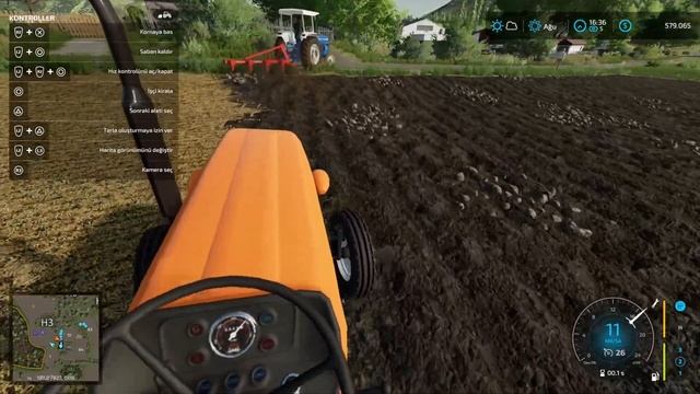 FARMİNG ROLEPLAY SERİMİZ BAŞLADI | TARLA SÜRME TEKNİKLERİ | TARLA NASIL SÜRÜLÜR | FS22 MASSEY 240S смотреть онлайн