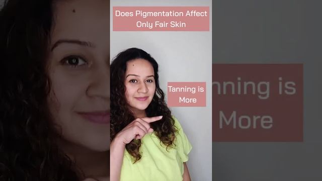 Does Pigmentation Affect Only Fair Skin #shorts смотреть онлайн
