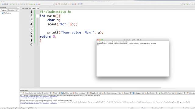 সি প্রোগ্রামিং - ০৬ঃ User Input scanf() | Bangla Coding Tutor | C Programming Bangla Tutorial смотреть онлайн