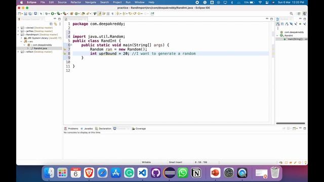 How to generate a random integer in Java | importing a random number | #java смотреть онлайн