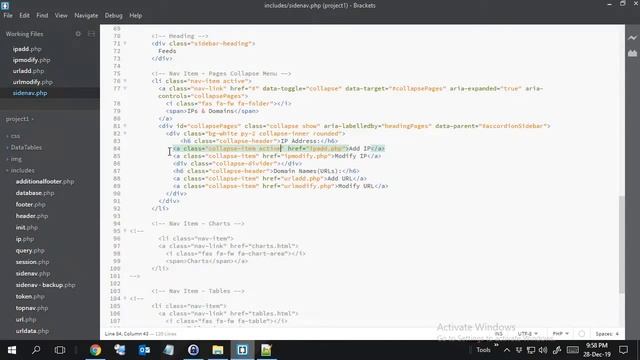 Change Bootstrap Menu When Clicked - in PHP смотреть онлайн