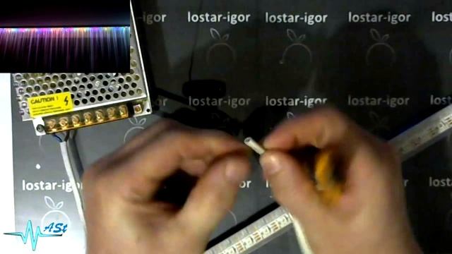 Подсветка окна светодиодной лентой WS2812B