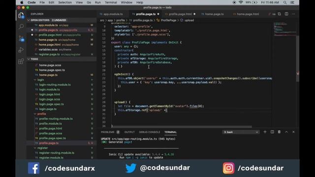 Ionic Firebase Tutorial - Upload to Cloud Storage - codesundar смотреть онлайн
