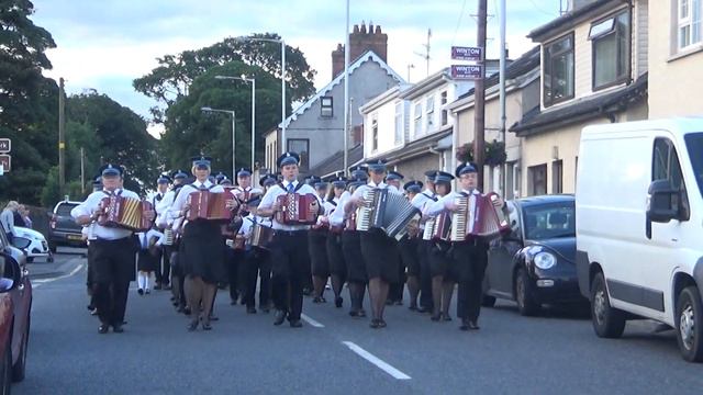 Aughrim Rose Of Derry Accordion Band @ Gortagilly 2017 (2) смотреть онлайн
