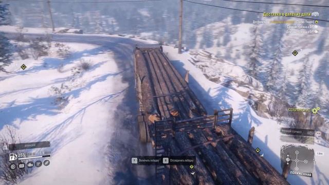 SnowRunner, одиночное прохождение (карьера), #126 Доставка в далёкие дали смотреть онлайн