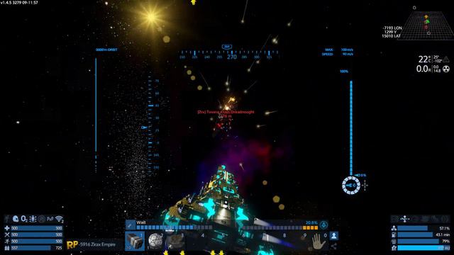 Reforged Eden Tovera-Class Dreadnought Hunt For Quantum CPU Extender On Empyrion Ver. 1.4.5