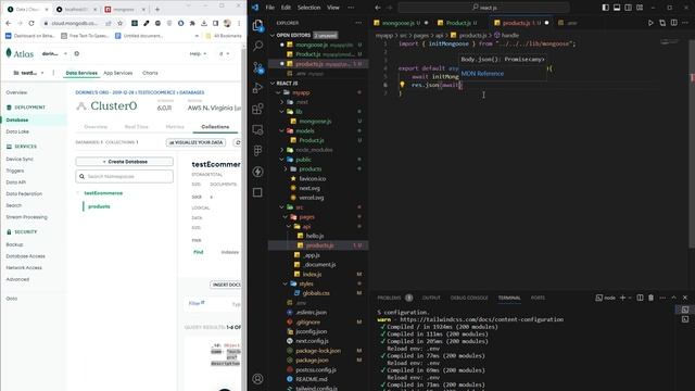 Fetching Data from Database MongoDB with Next.js 14 смотреть онлайн