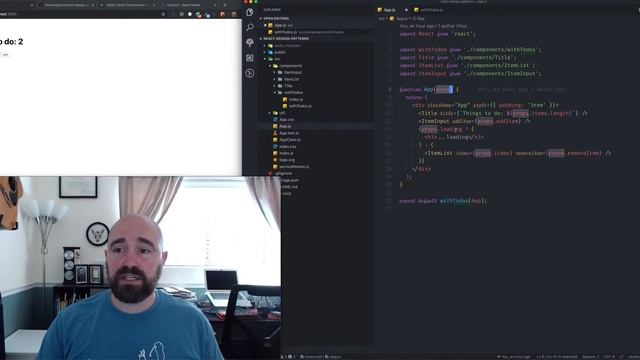 React Patterns - higher order components смотреть онлайн