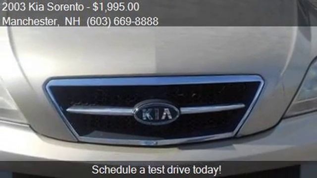 2003 Kia Sorento LX 4WD 4dr SUV for sale in Manchester, NH 0 смотреть онлайн