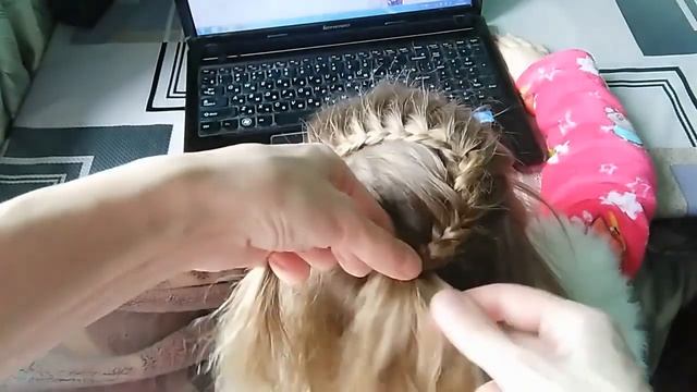 Красивая прическа 6 Косичка змейка для девочек Pigtail snake for girls смотреть онлайн