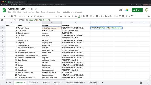 Google Sheets Links смотреть онлайн