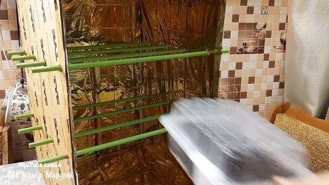 ДВЕ КОРОБКИ И ФОЛЬГА ПАРНИК ДЛЯ РАССАДЫ ГОТОВ МОИ РАСТИШКИ ТЕПЛИЦЕ У ОКНА @obovsemsmarusya