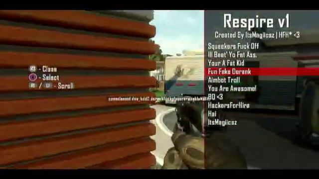 Respire v1 / Black Ops 2 Mod Menu 1.15 / Ps3 With Download / Respire v1 смотреть онлайн
