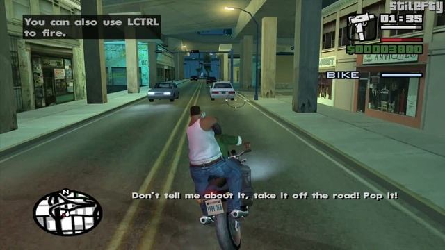 GTA San Andreas - Fat CJ - Mission #17 - Just Business (1080p) смотреть онлайн