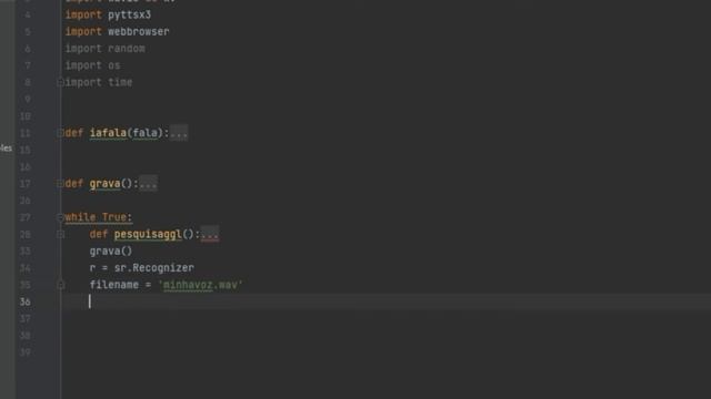 Como fazer ASSISTENTE virtual em PYTHON (Sem PyAudio) смотреть онлайн
